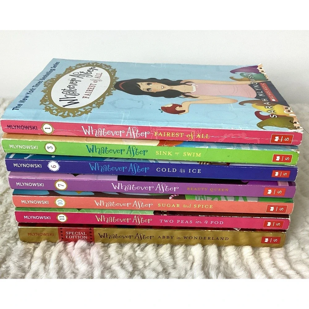 Whatever After Chapter Books Sarah Mlynowski Lot of 7 Princess Fairy Tale Series